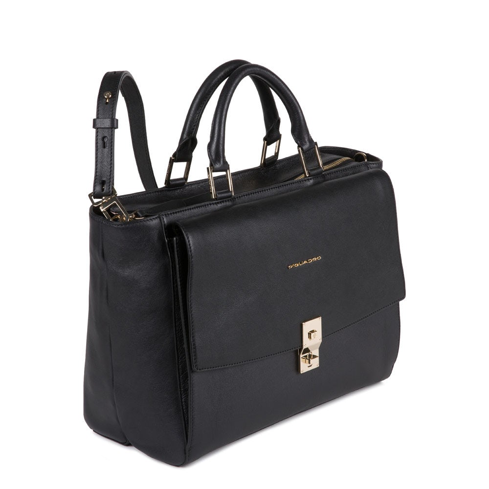 PIQUADRO-OUTLET-SALE-Handbag SCHWARZ-ARCHIVIST