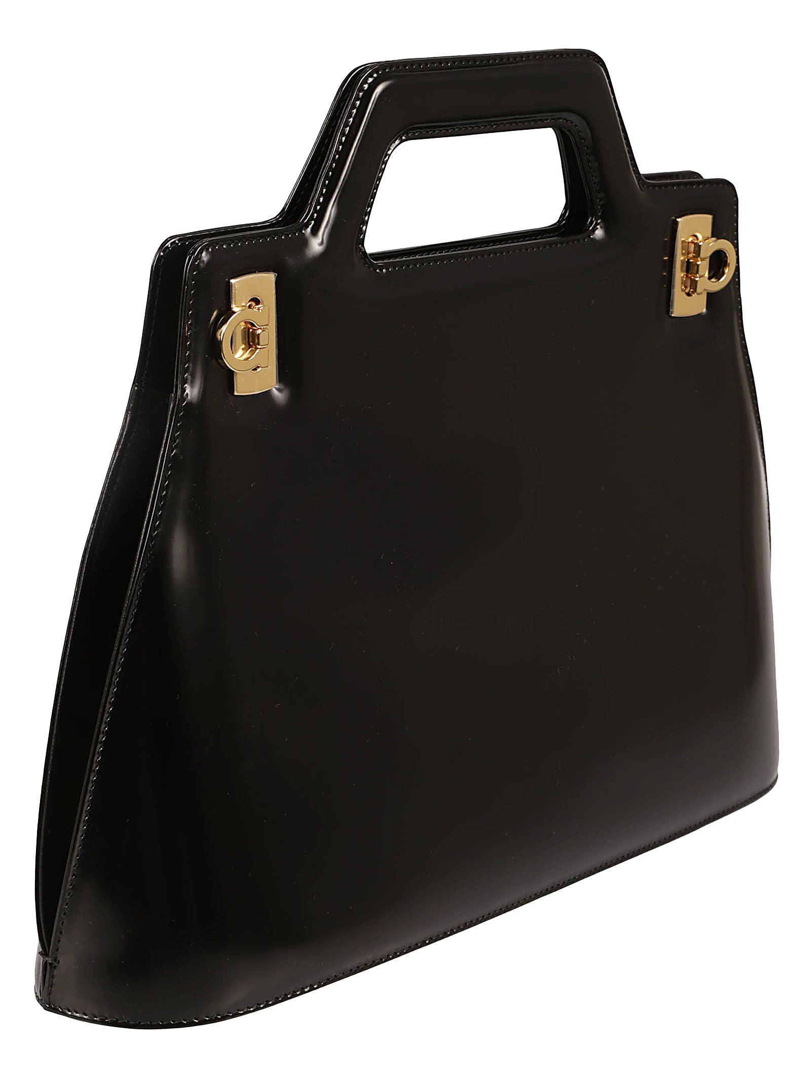 SALVATORE FERRAGAMO-OUTLET-SALE-Handbag SCHWARZ-ARCHIVIST