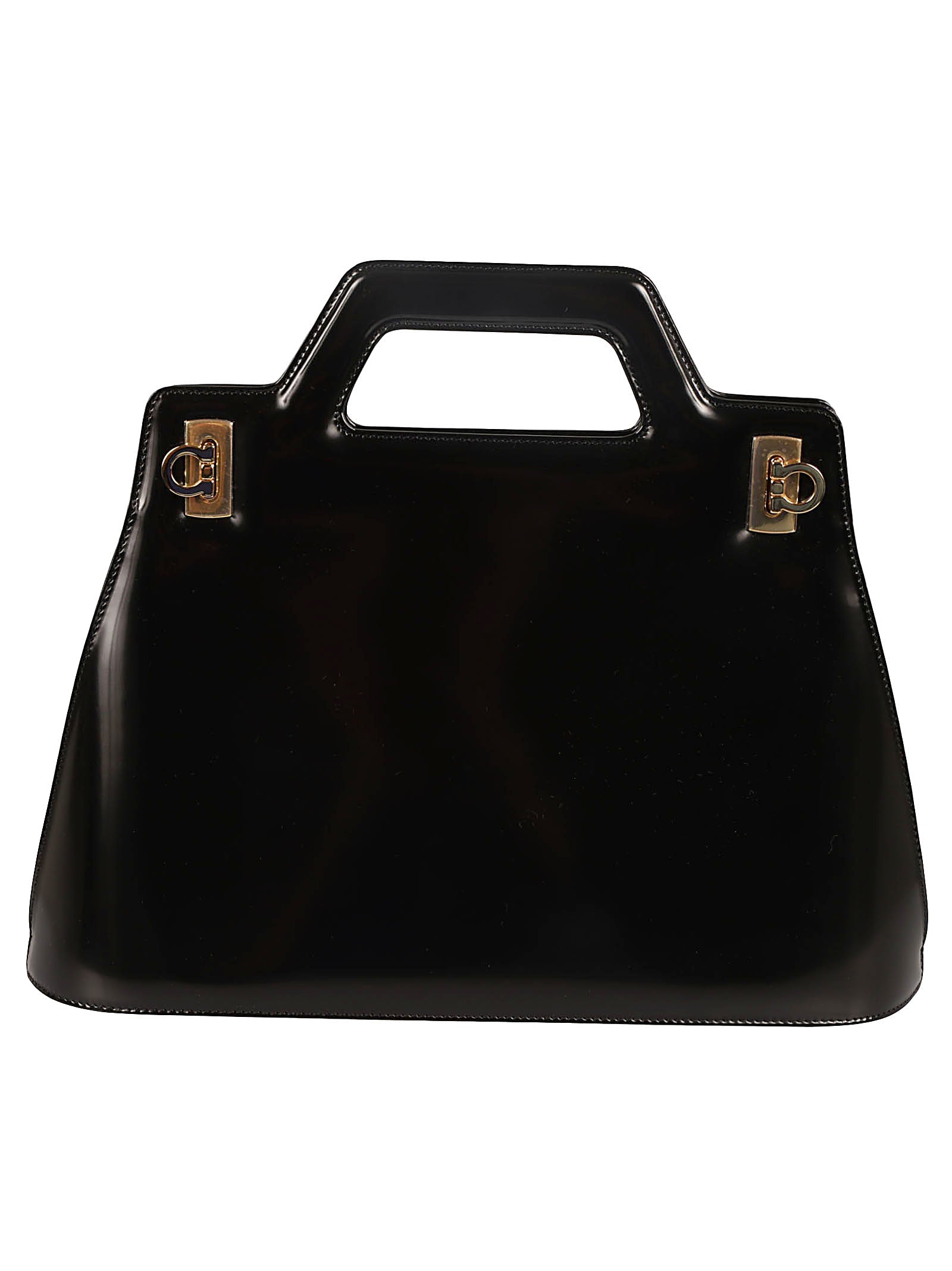 SALVATORE FERRAGAMO-OUTLET-SALE-Handbag SCHWARZ-ARCHIVIST