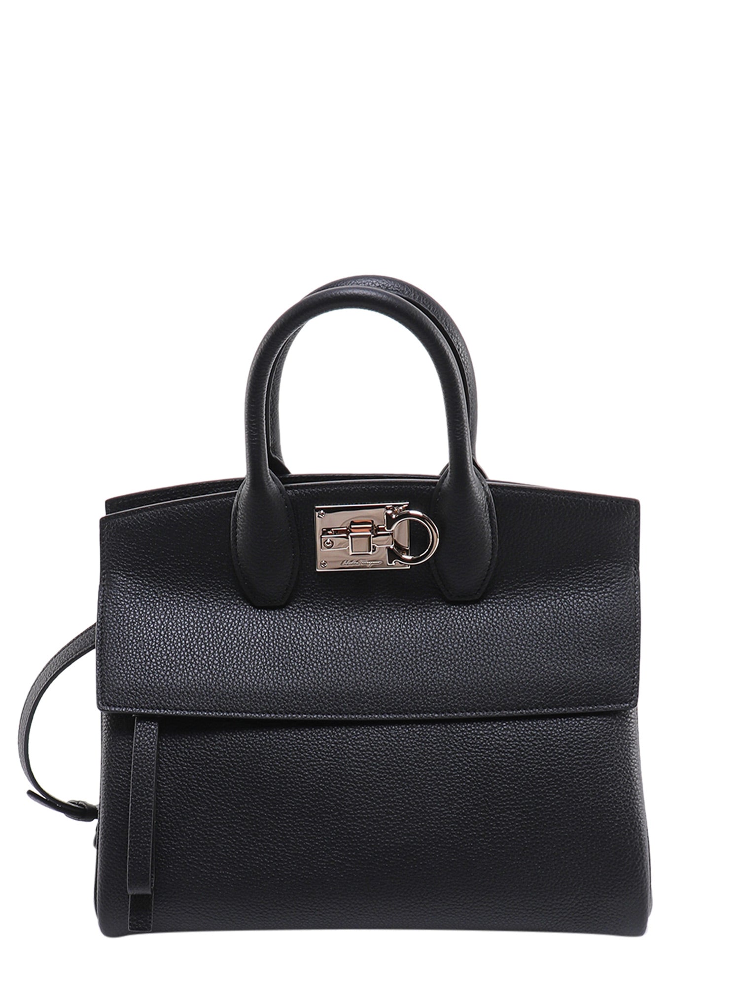 SALVATORE FERRAGAMO-OUTLET-SALE-Handbag SCHWARZ-ARCHIVIST