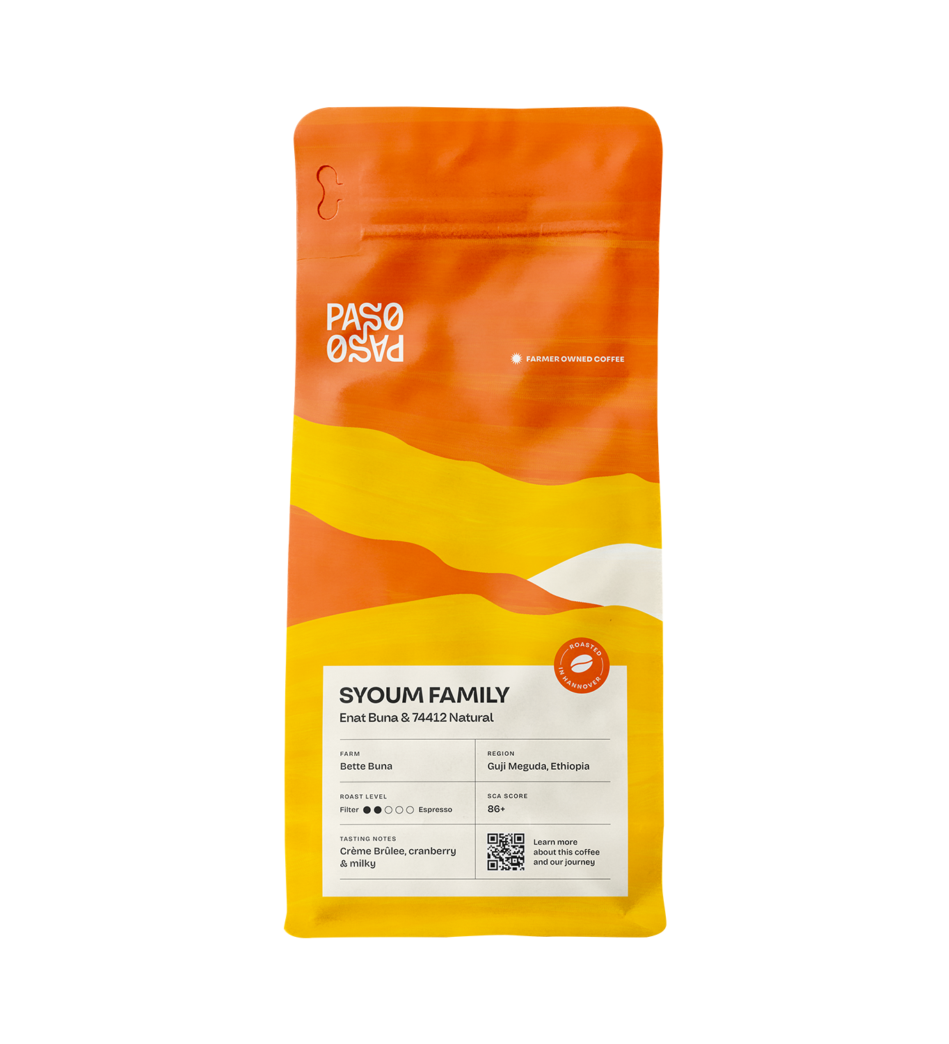 Paso Paso - Farmer Owned Coffee-Filter Coffee - Syoum Family - Heirloom Natural-Black-Deal-Outlet-by-ARCHIVIST