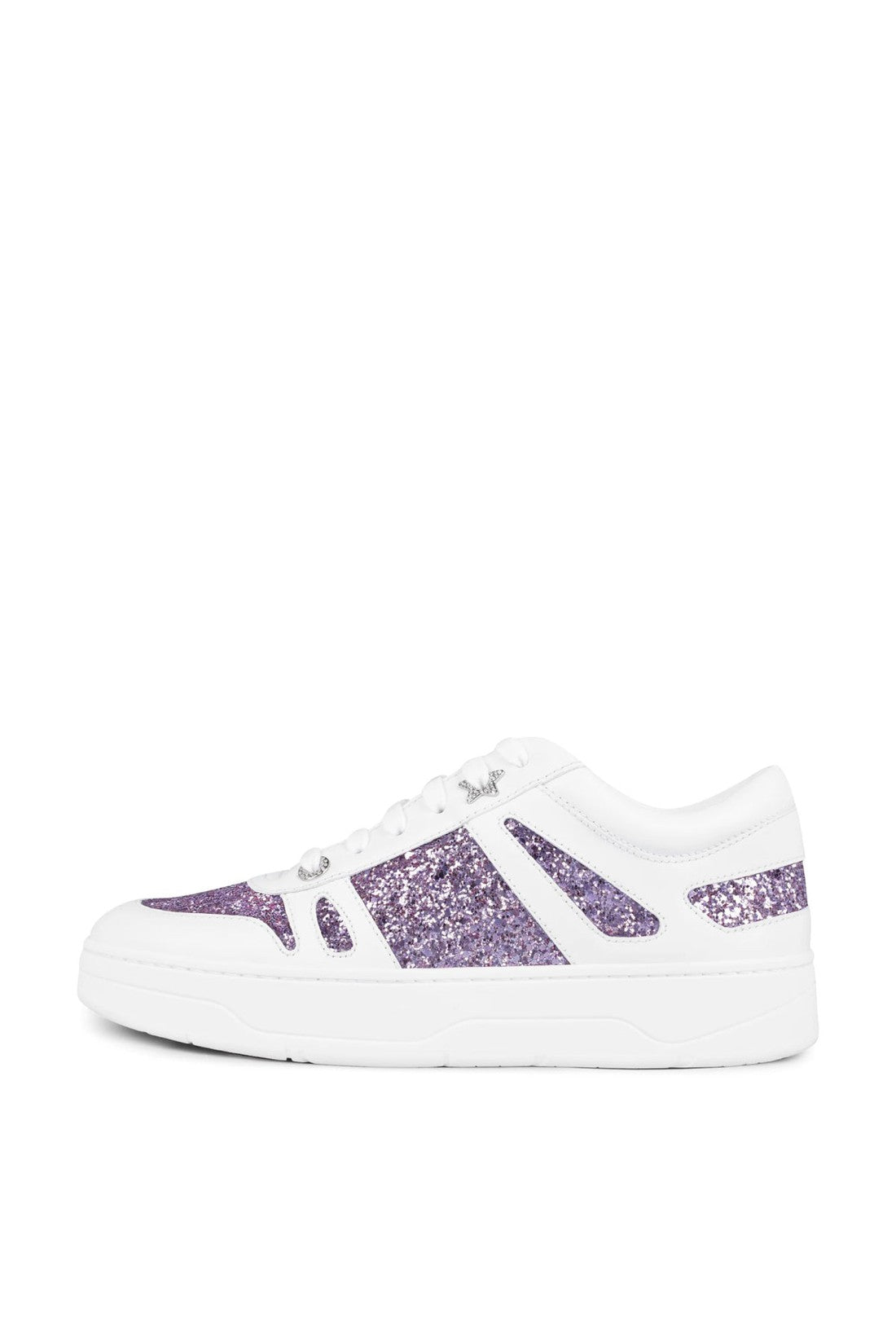 Jimmy Choo-OUTLET-SALE-Hawaii Glitter Sneakers-ARCHIVIST