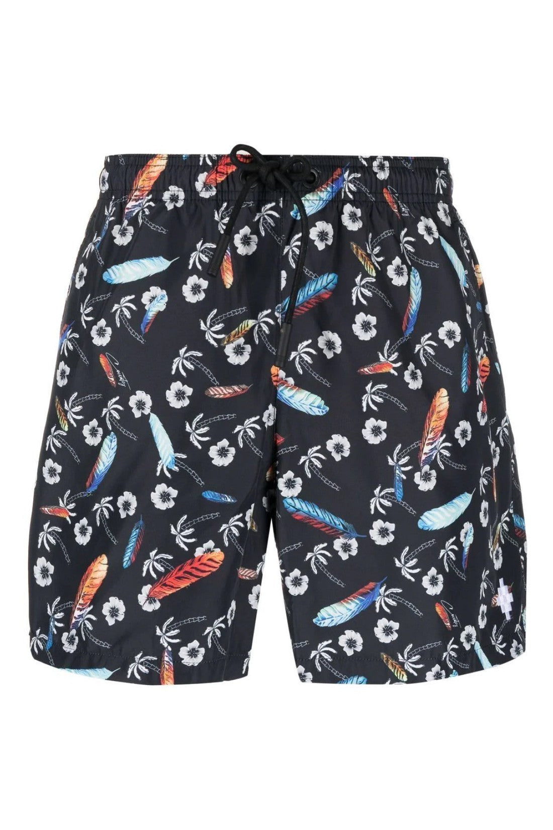 Marcelo Burlon-OUTLET-SALE-Hawaii Print Swim Shorts-ARCHIVIST