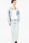 Odeeh-Heavily Bleached Denim Bluse, Horizon-Hemden & Blusen-Black-Deal-Outlet-by-ARCHIVIST