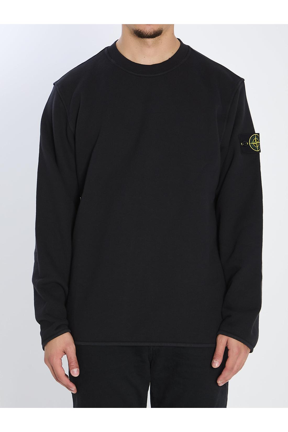 Stone Island-OUTLET-SALE-Heavy cotton crewneck sweatshirt-ARCHIVIST