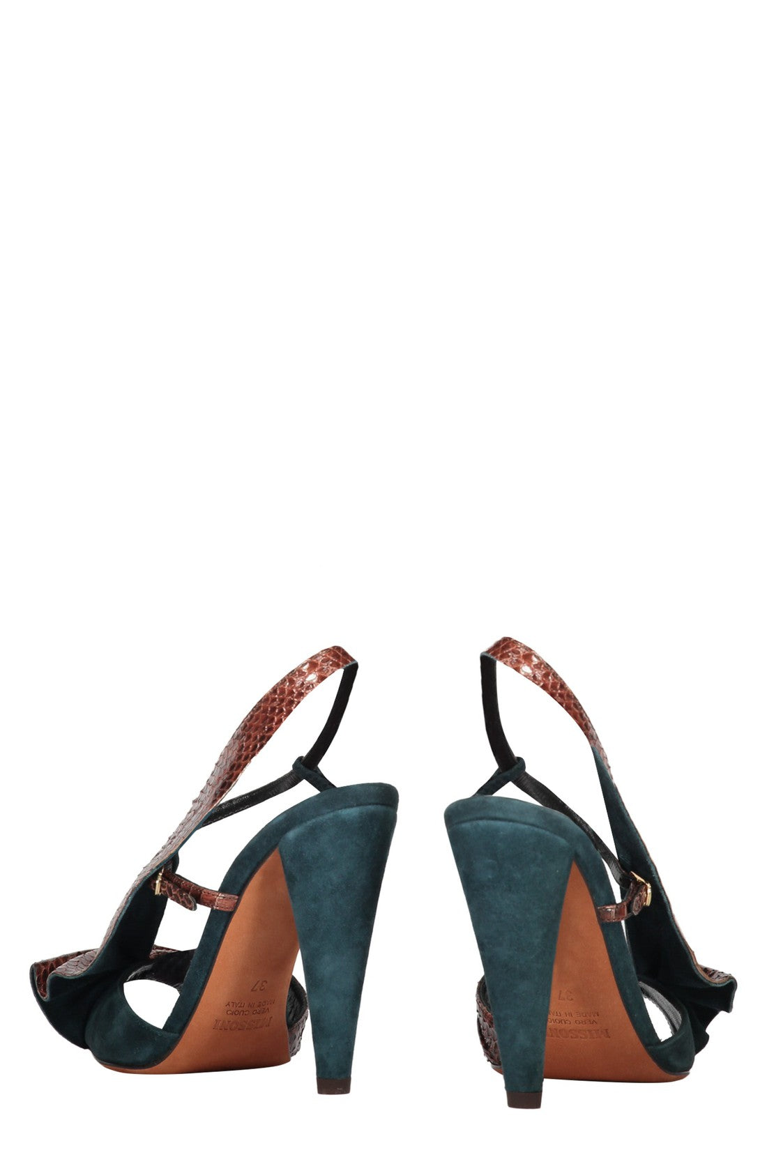 Missoni-OUTLET-SALE-Heeled leather sandals-ARCHIVIST