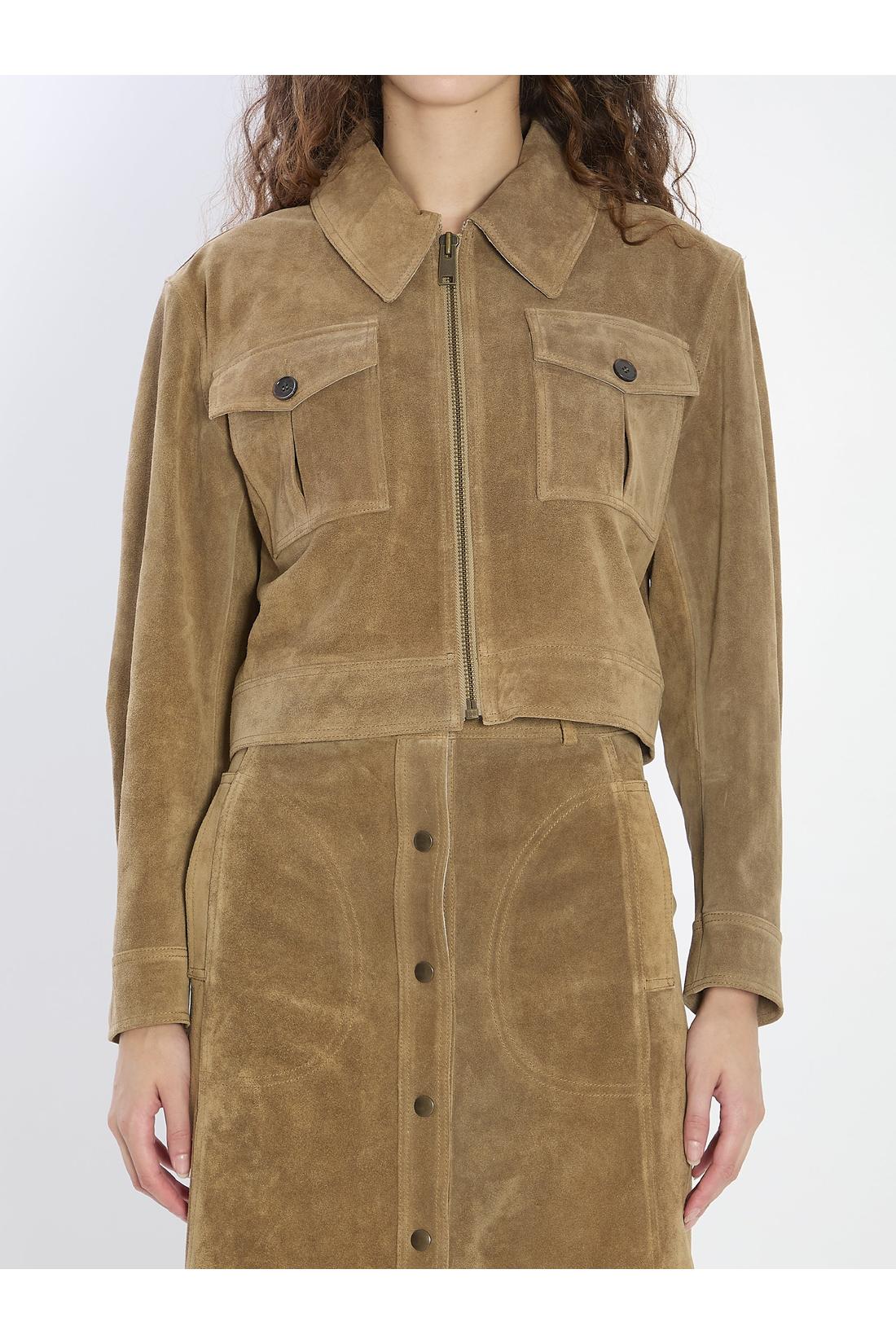 Arma-OUTLET-SALE-Helen suede jacket-ARCHIVIST