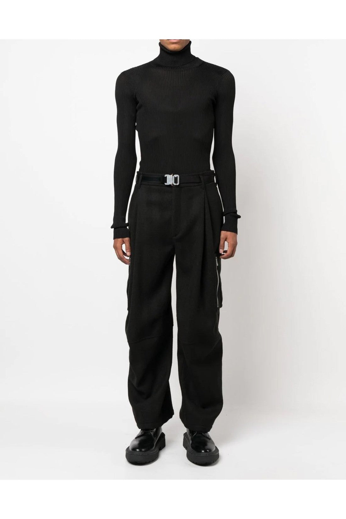 Off-White-OUTLET-SALE-Helvetica Logo Turtleneck Sweater-ARCHIVIST