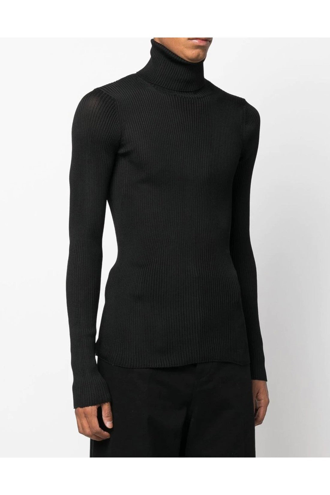 Off-White-OUTLET-SALE-Helvetica Logo Turtleneck Sweater-ARCHIVIST