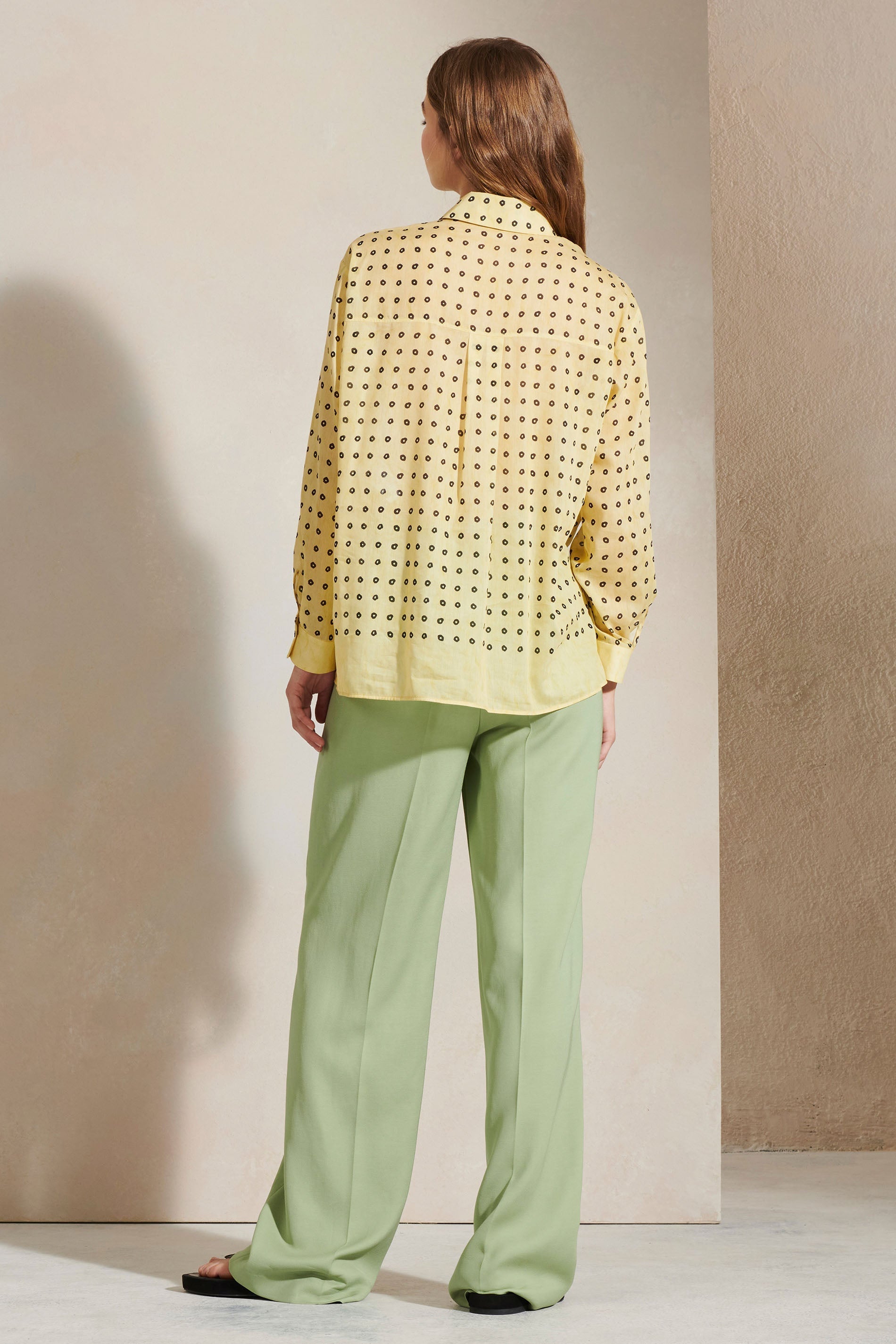 LUISA CERANO-OUTLET-SALE-Hemd mit Fancy-Dot-Print-Blusen-by-ARCHIVIST