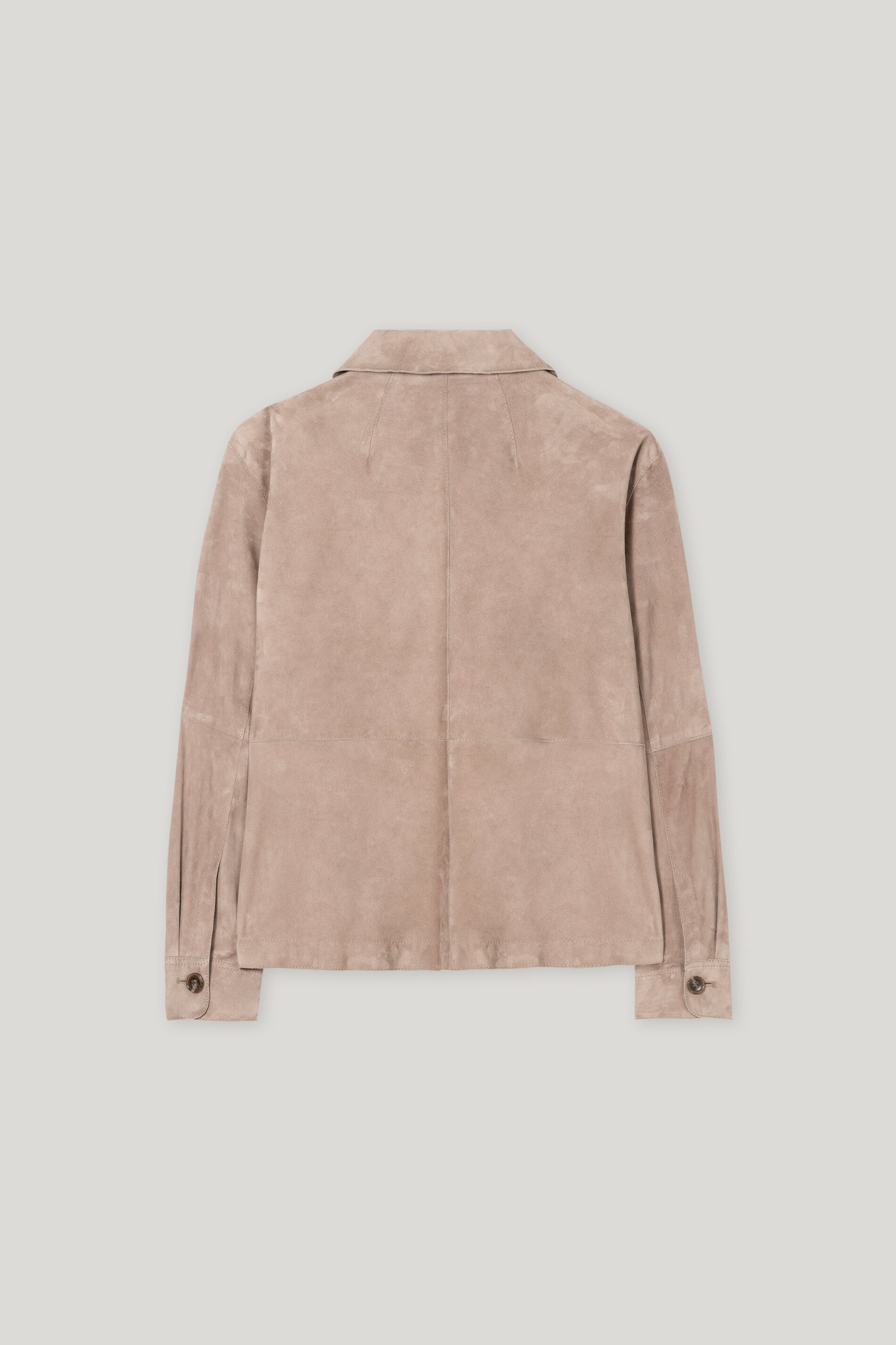 Luisa Cerano-Hemdjacke aus Veloursleder-Jacken & Mäntel-Black-Deal-Outlet-by-ARCHIVIST