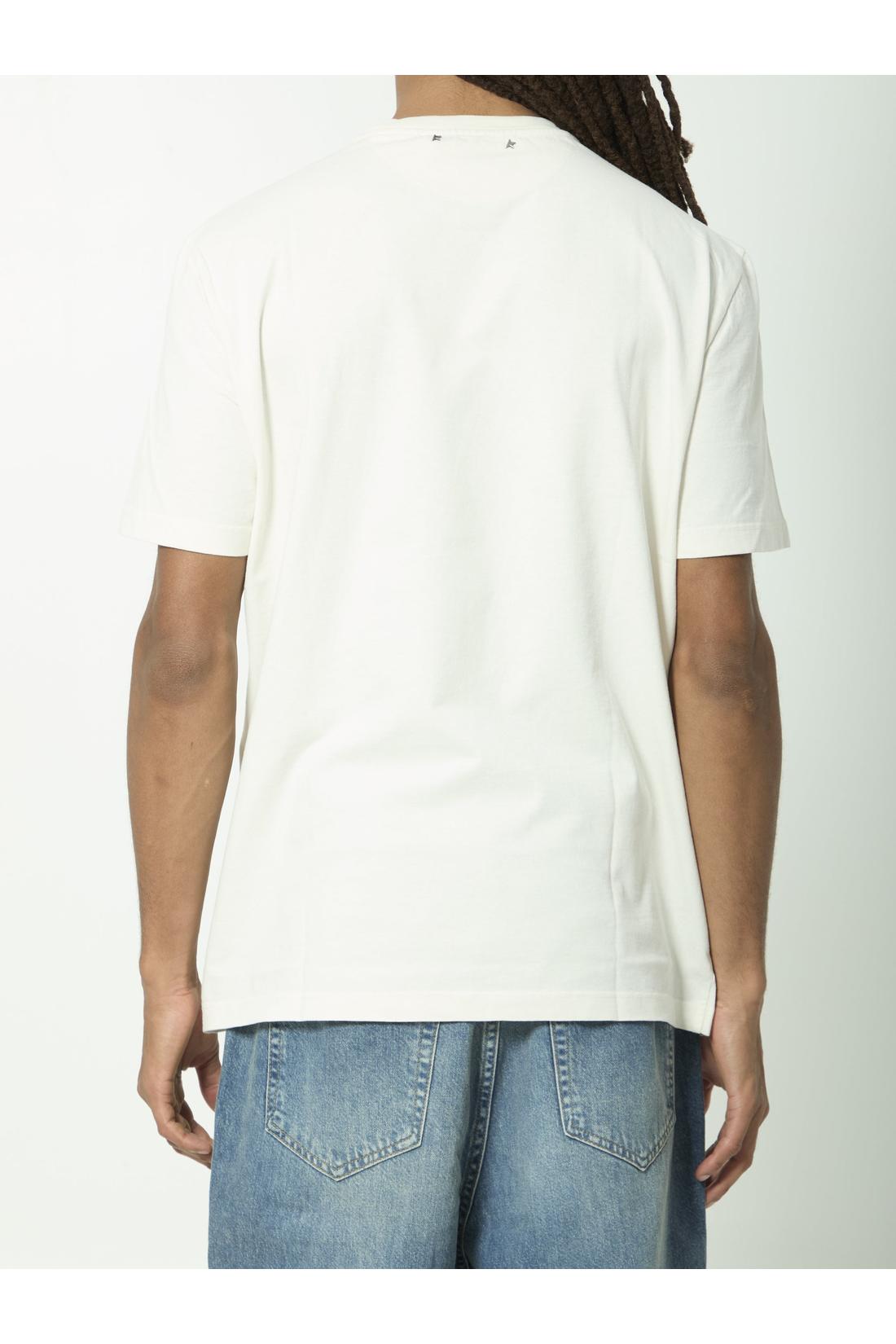 Golden Goose-OUTLET-SALE-Heritage Club T-shirt-ARCHIVIST