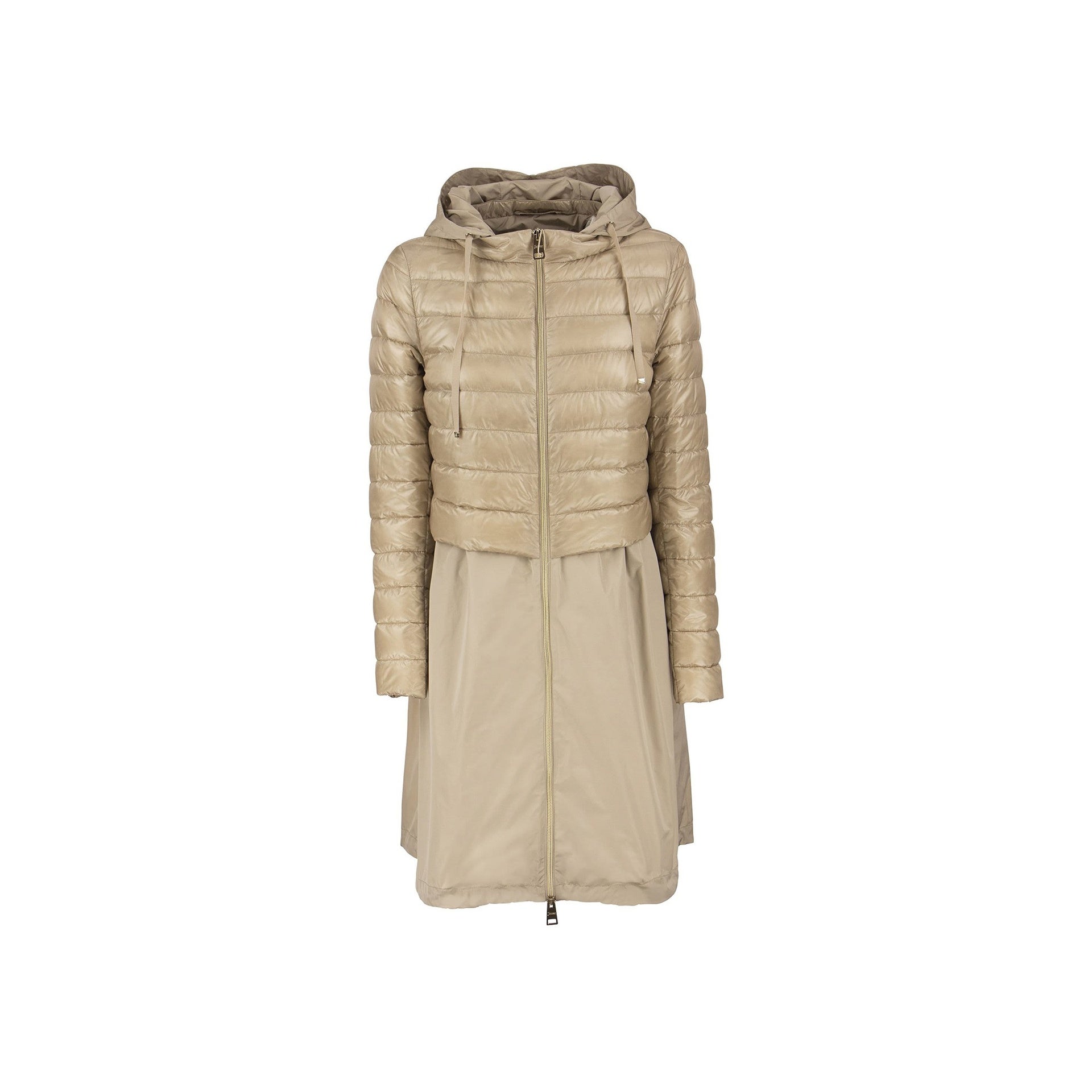 Herno Taffeta hem padded coat-Herno-Sale