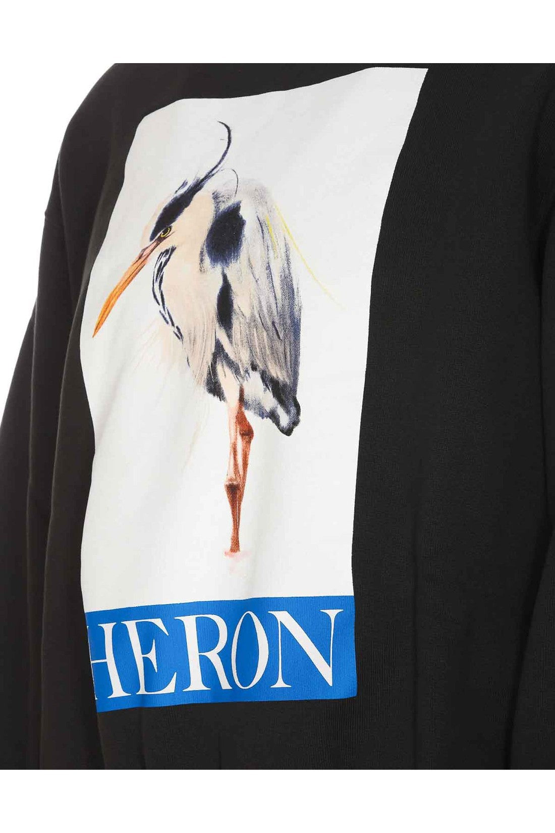 Heron Preston-OUTLET-SALE-Heron Bird Painted Crewneck Sweatshirt-ARCHIVIST