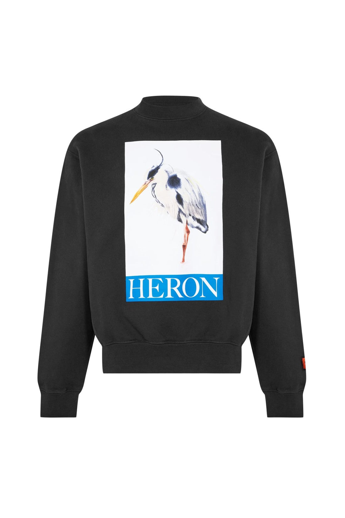 Heron Preston-OUTLET-SALE-Heron Bird Painted Crewneck Sweatshirt-ARCHIVIST