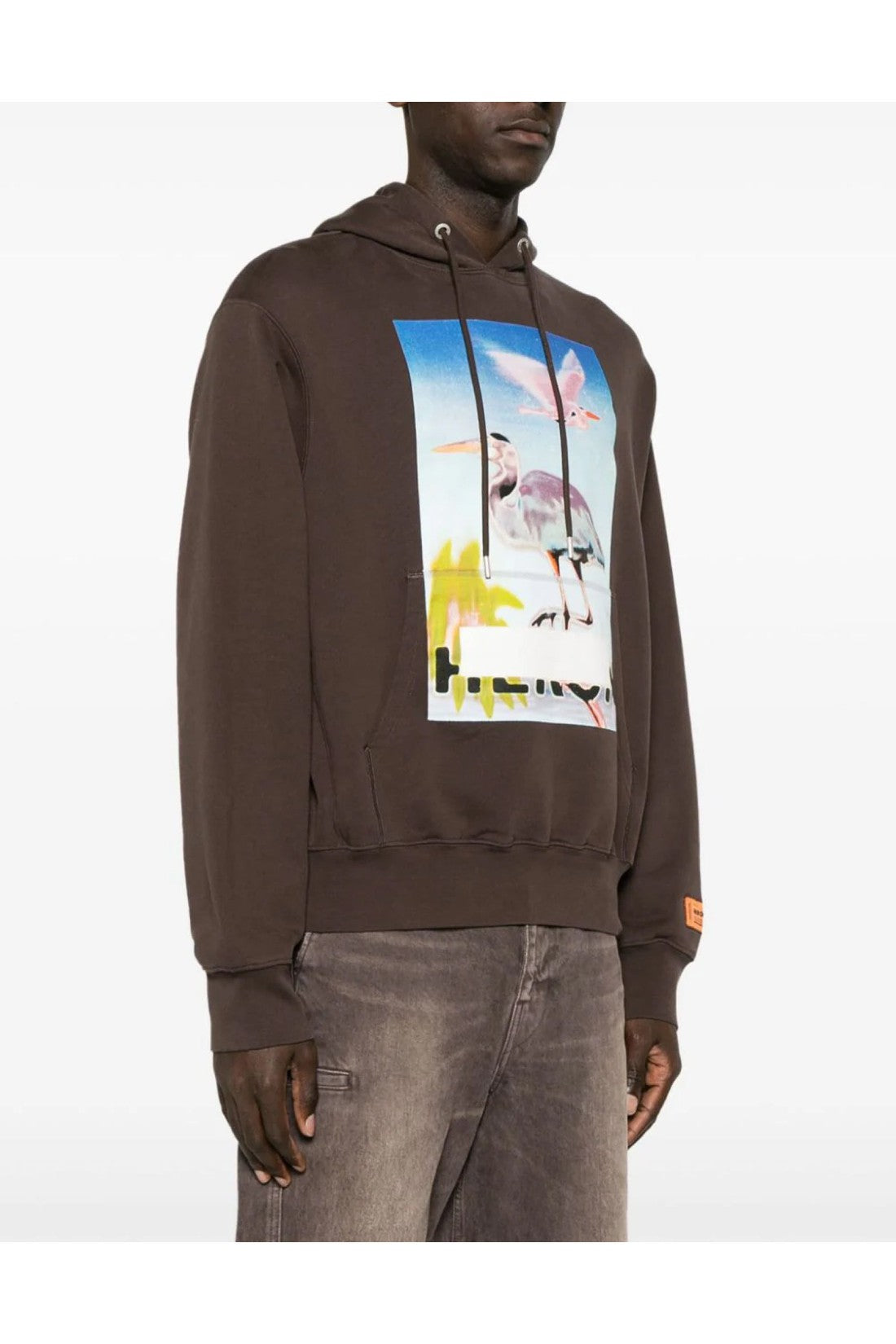 Heron Preston-OUTLET-SALE-Heron Censored Logo Hoodie-ARCHIVIST