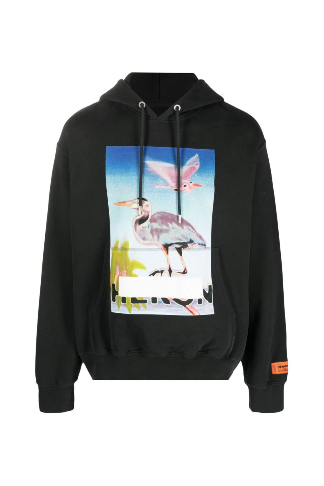 Heron Preston-OUTLET-SALE-Heron Censored Logo Hoodie-ARCHIVIST