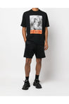 Heron Preston-OUTLET-SALE-Heron Logo Print Relaxed Fit T-Shirt-ARCHIVIST