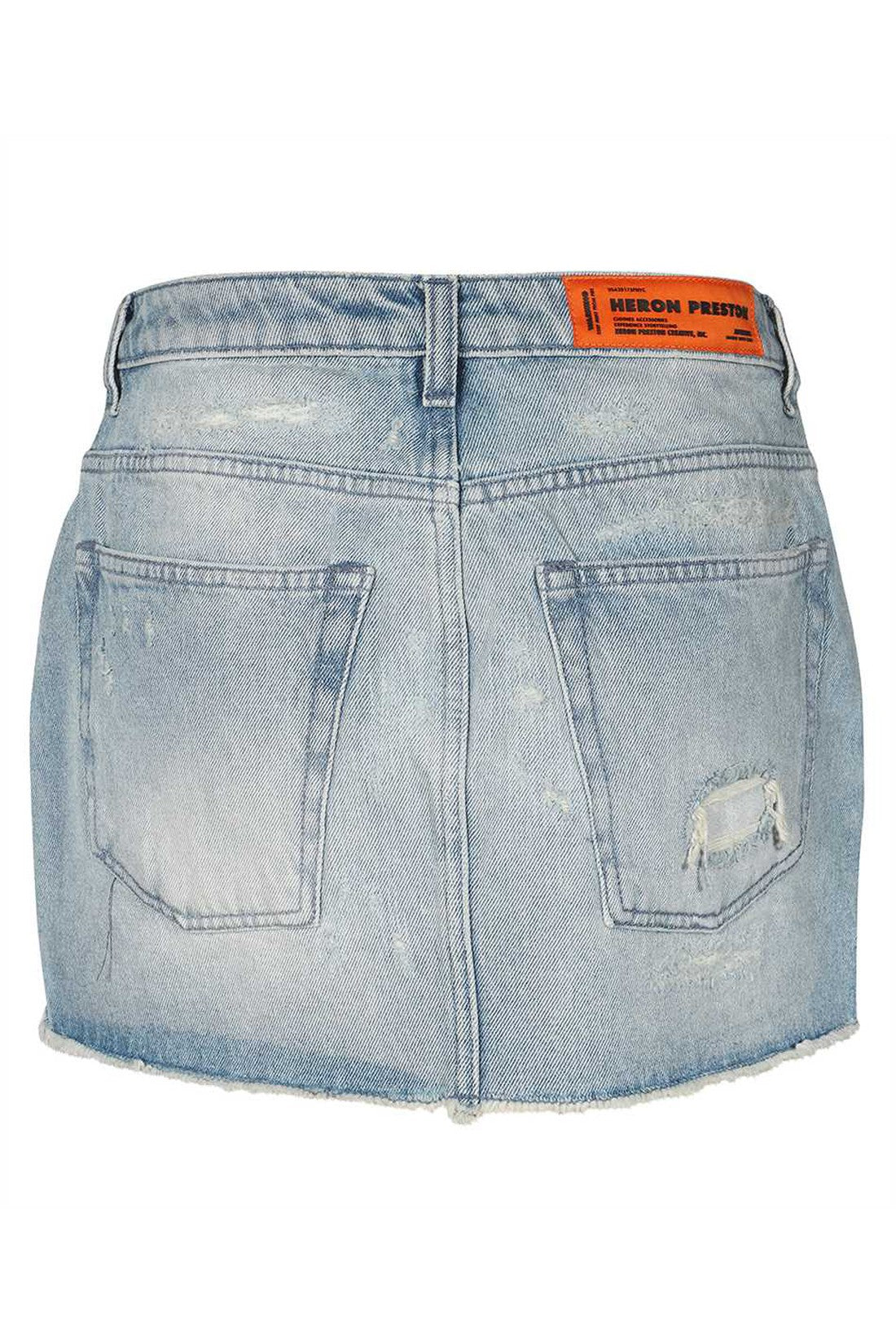 Denim mini skirt-Bekleidung Röcke-Heron Preston-OUTLET-SALE-ARCHIVIST