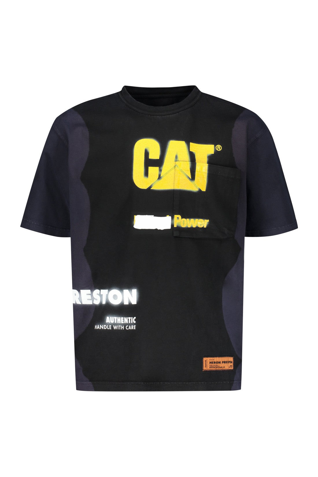 Heron Preston-OUTLET-SALE-Heron Preston x Cat printed cotton T-shirt-ARCHIVIST