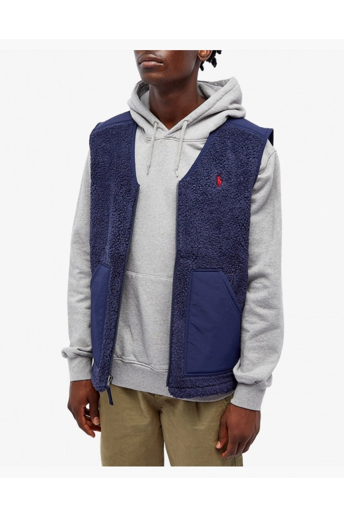 Polo Ralph Lauren-OUTLET-SALE-Hi-Pile Fleece Vest Jacket-ARCHIVIST