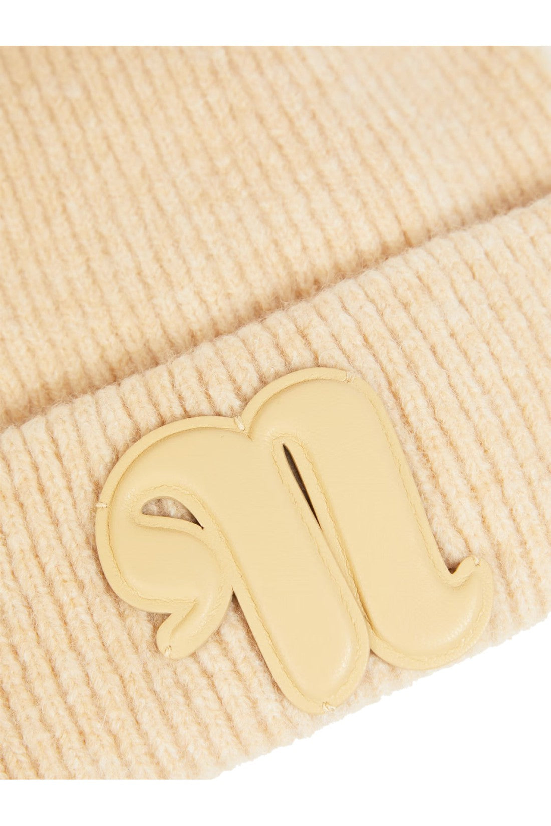 Nanushka-OUTLET-SALE-Higgins Logo Fluffy Knit Beanie-ARCHIVIST