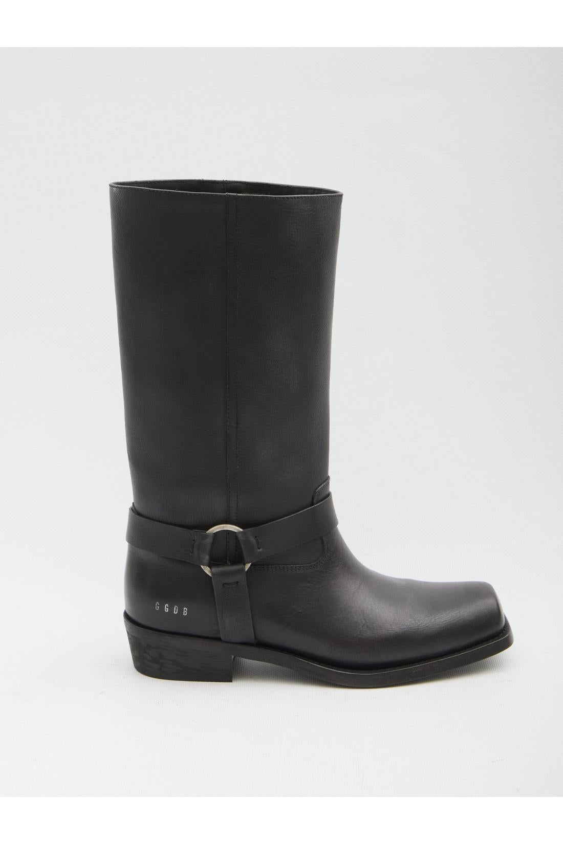 High Biker boots-Stiefel & Stiefeletten-Golden Goose-36-SCHWARZ-ARCHIVIST