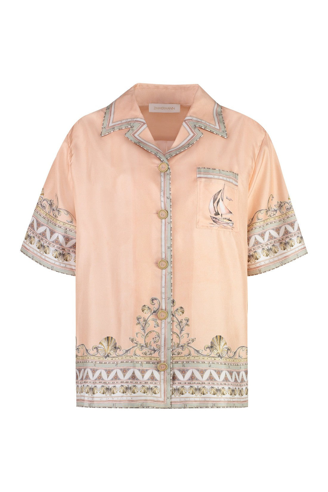 Zimmermann-OUTLET-SALE-High Tide oversize shirt-ARCHIVIST