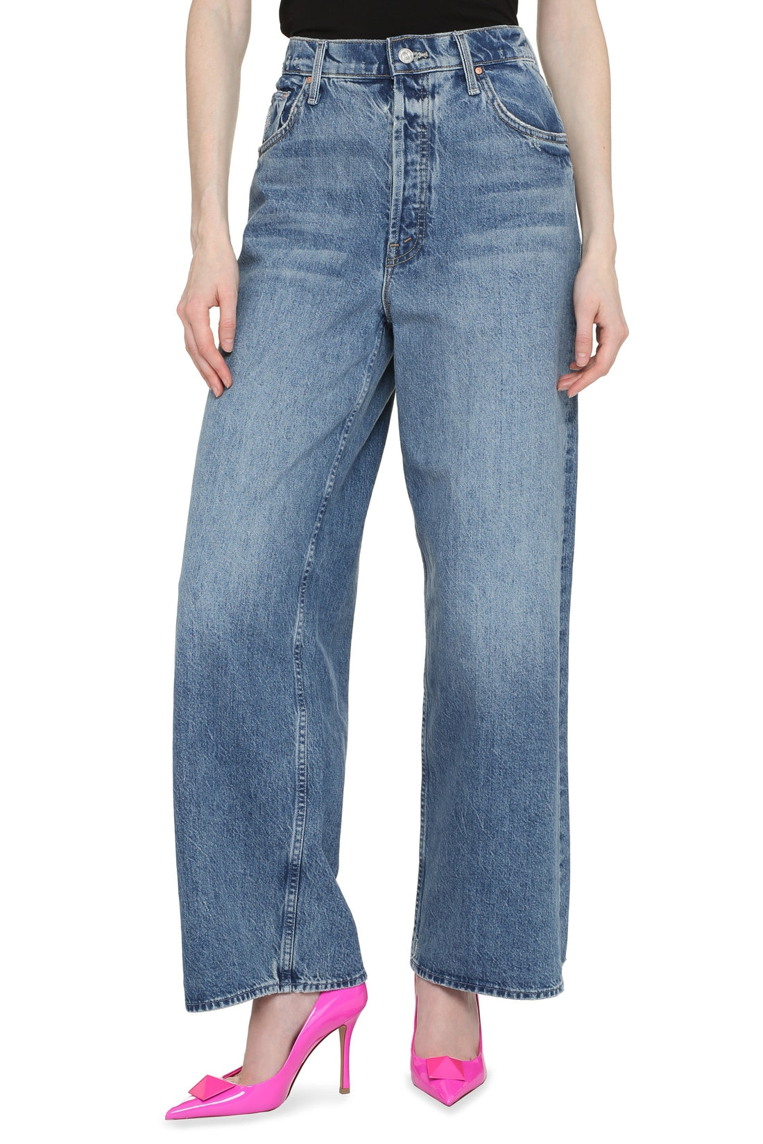 Mother-OUTLET-SALE-High Waisted Spinner Skimp jeans-ARCHIVIST