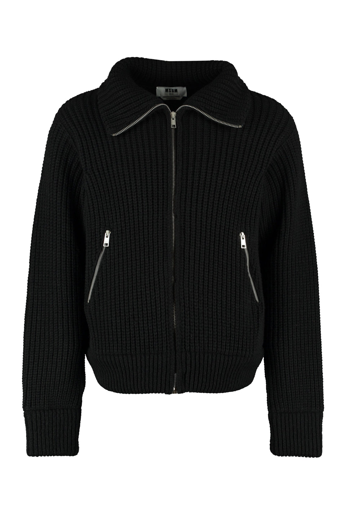 MSGM-OUTLET-SALE-High collar zipped cardigan-ARCHIVIST
