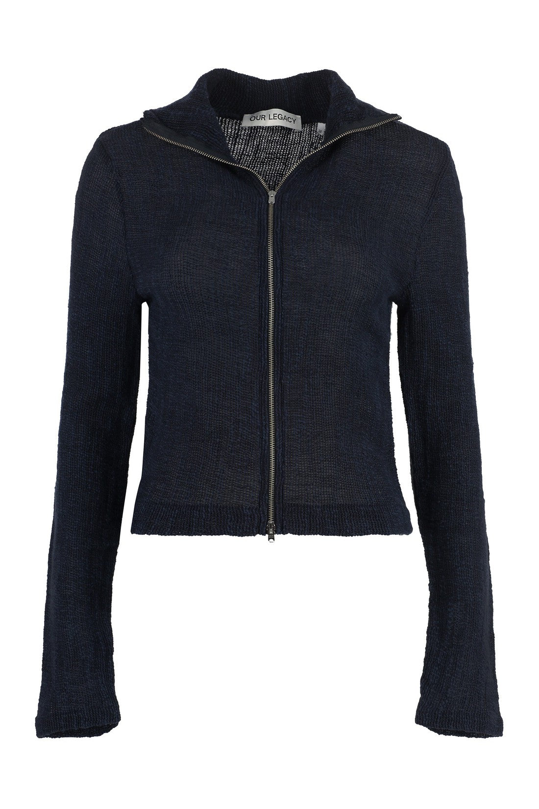 Our Legacy-OUTLET-SALE-High collar zipped cardigan-ARCHIVIST