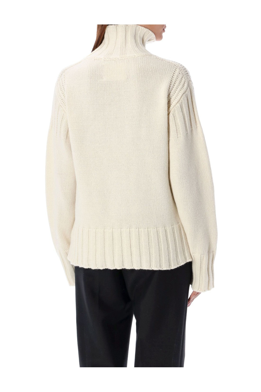 JIL SANDER-OUTLET-SALE-High neck cashmere-ARCHIVIST