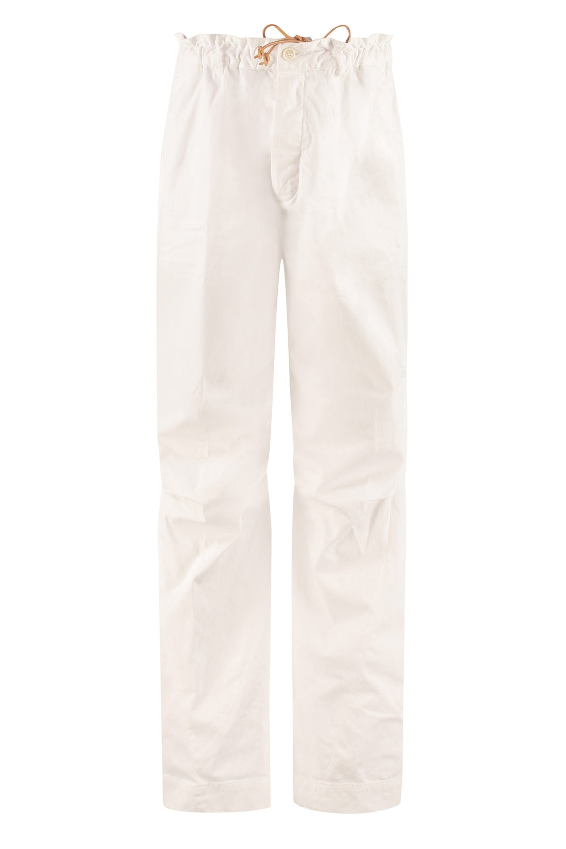Dsquared2-OUTLET-SALE-High-rise cotton trousers-ARCHIVIST