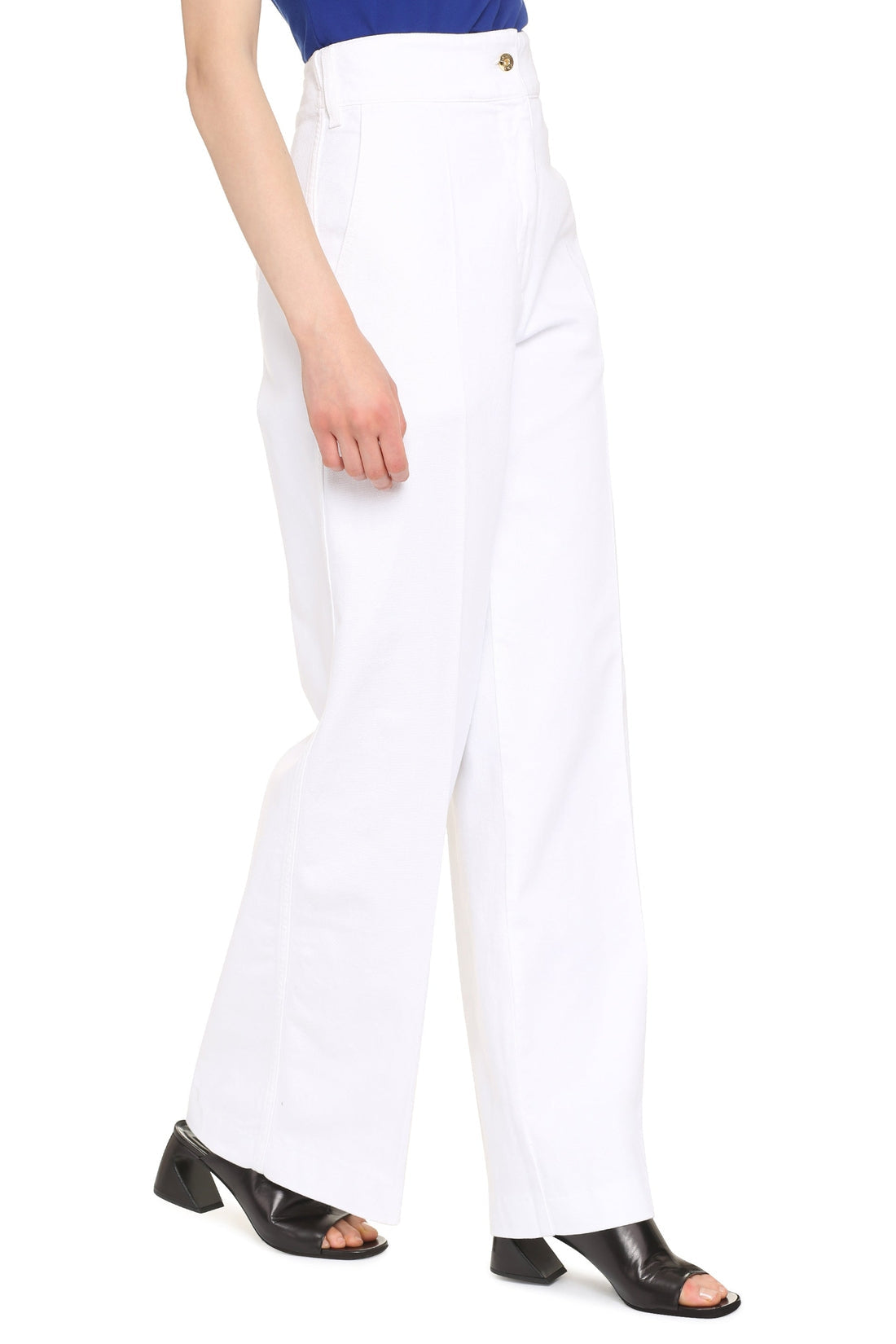Patou-OUTLET-SALE-High-rise cotton trousers-ARCHIVIST