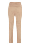 Peserico-OUTLET-SALE-High-rise cotton trousers-ARCHIVIST