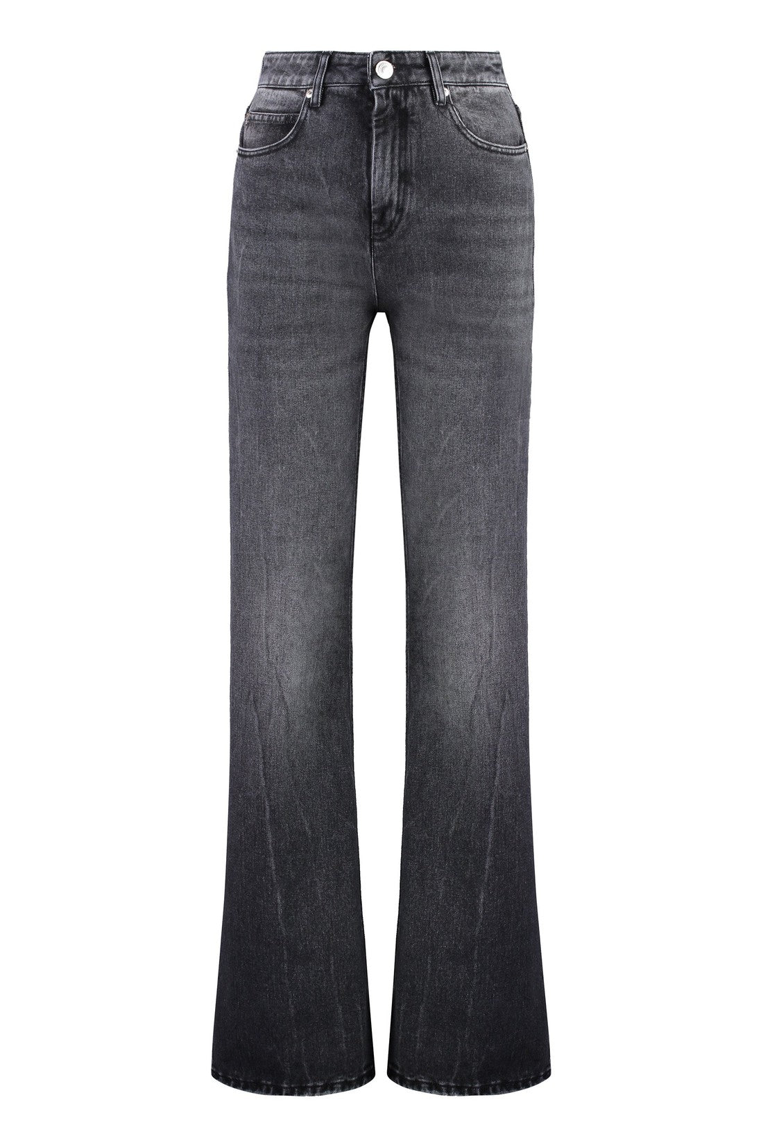 AMI PARIS-OUTLET-SALE-High-rise flared jeans-ARCHIVIST