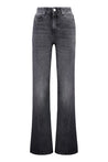 AMI PARIS-OUTLET-SALE-High-rise flared jeans-ARCHIVIST