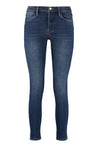 High-rise skinny-fit jeans