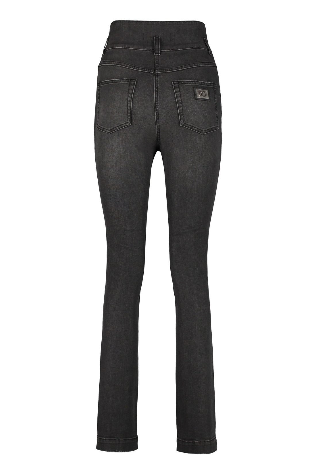 Dolce & Gabbana-OUTLET-SALE-High-rise slim fit jeans-ARCHIVIST