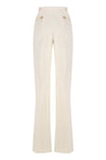 Elisabetta Franchi-OUTLET-SALE-High-waist crêpe trousers-ARCHIVIST