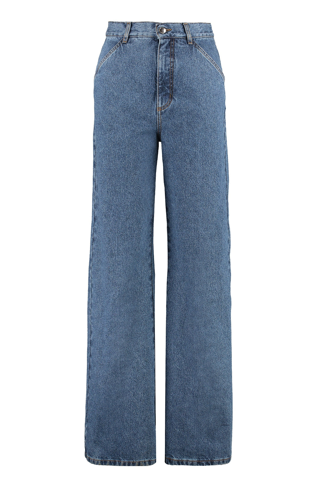 Chloé-OUTLET-SALE-High-waist wide-leg jeans-ARCHIVIST
