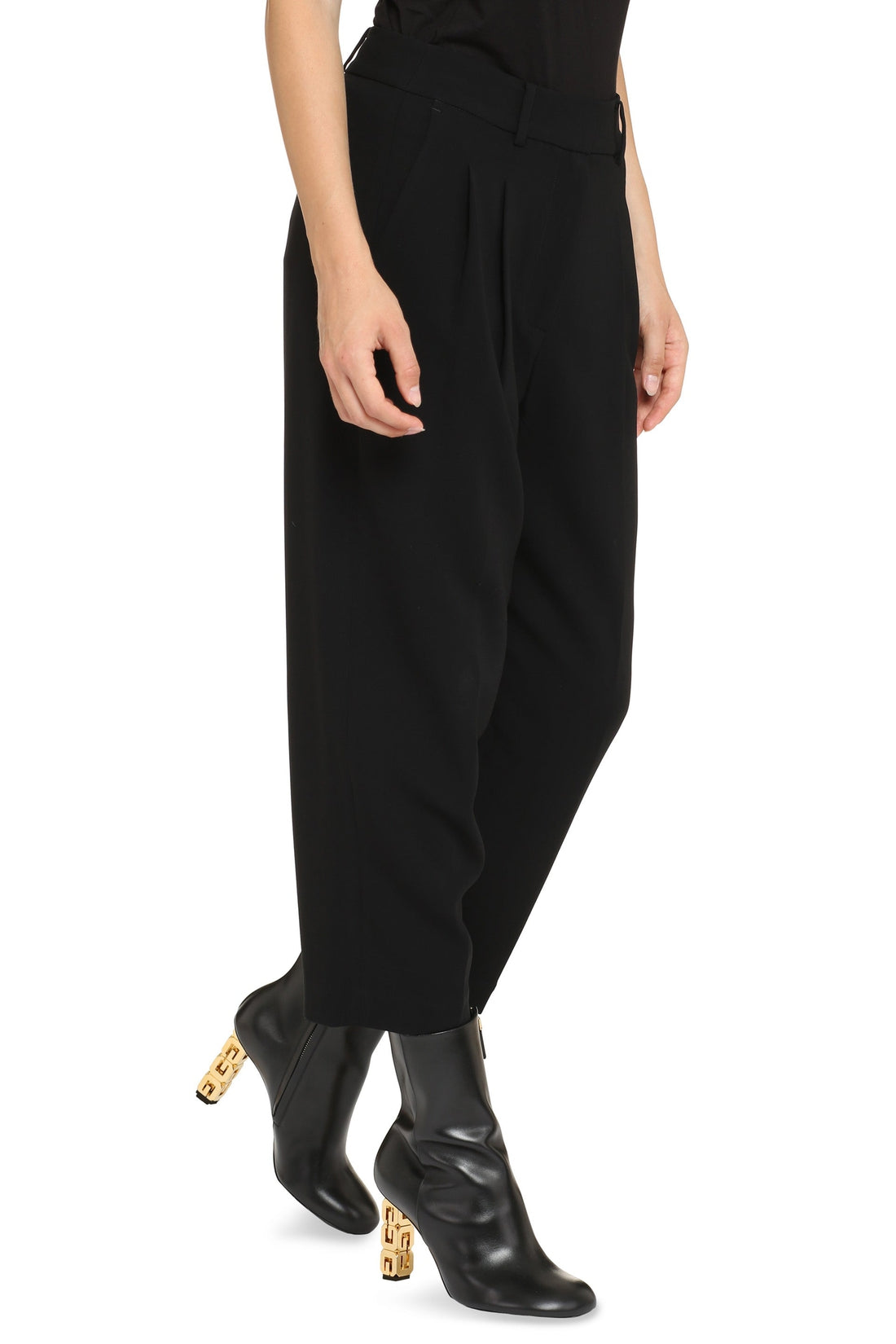 MICHAEL MICHAEL KORS-OUTLET-SALE-High-waisted cropped trousers-ARCHIVIST