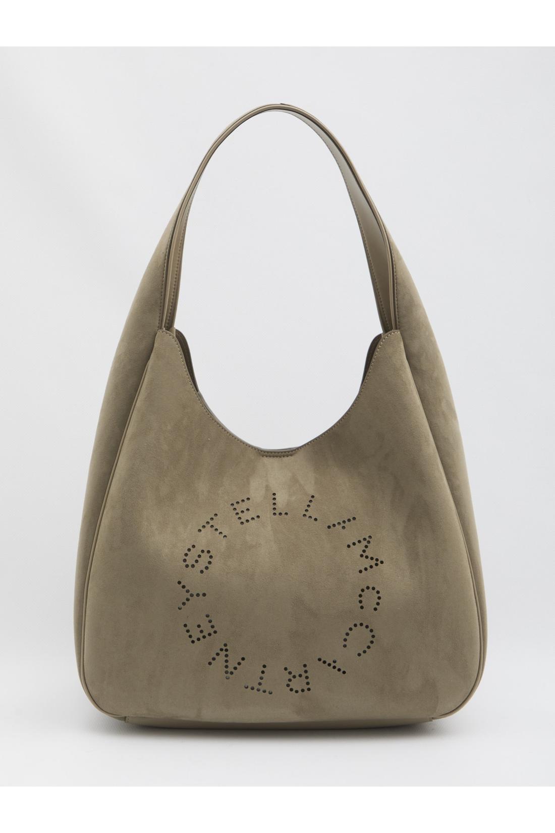 Stella Mccartney-OUTLET-SALE-Hobo bag large with logo-ARCHIVIST