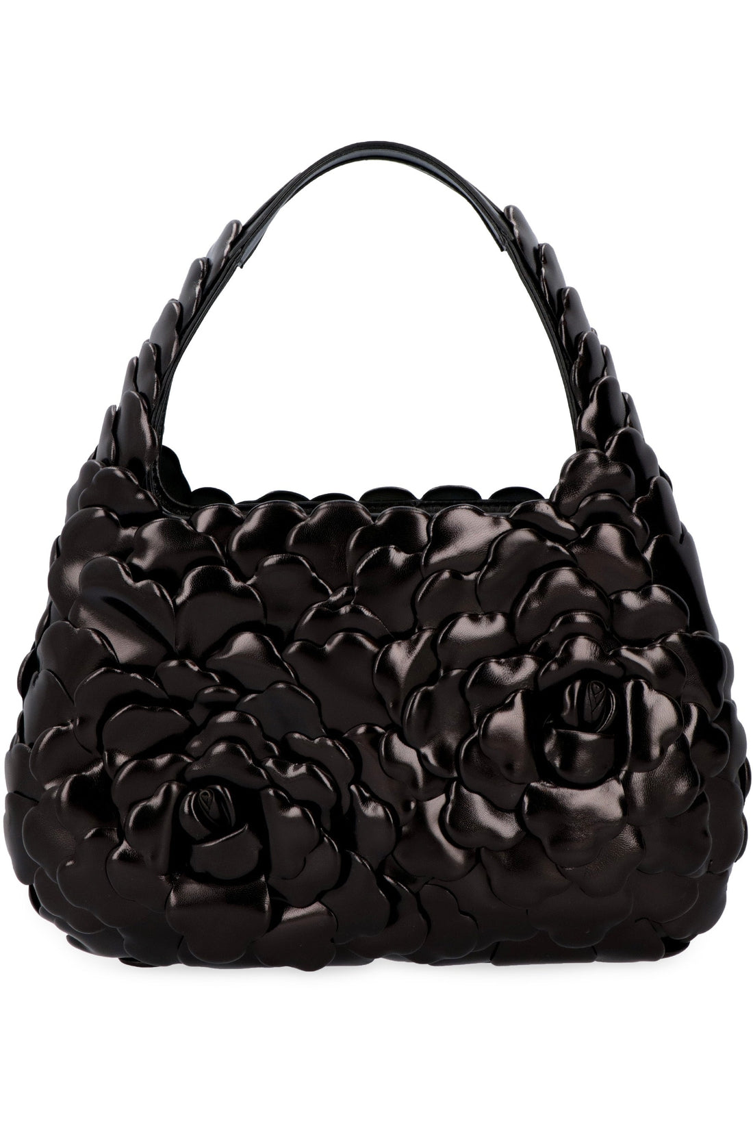 Valentino-OUTLET-SALE-Hobo leather small bag - Atelier Bag Valentino Garavani 03 Rose Edition-ARCHIVIST