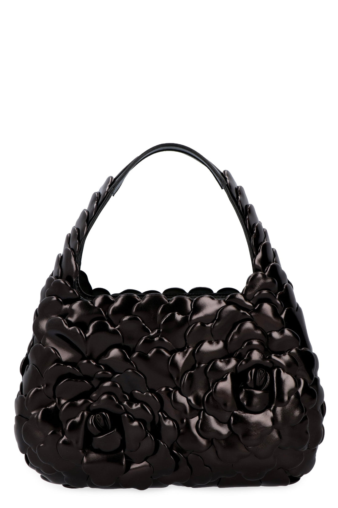 Valentino-OUTLET-SALE-Hobo leather small bag - Atelier Bag Valentino Garavani 03 Rose Edition-ARCHIVIST