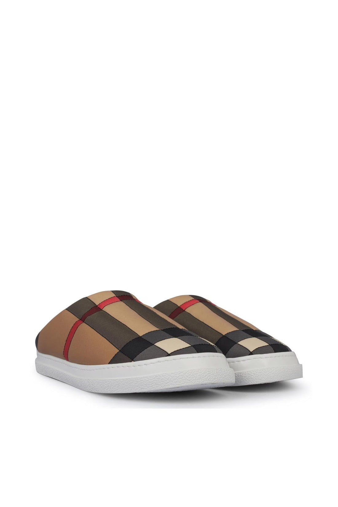 Burberry-OUTLET-SALE-Homie Check Story Logo Mules-ARCHIVIST