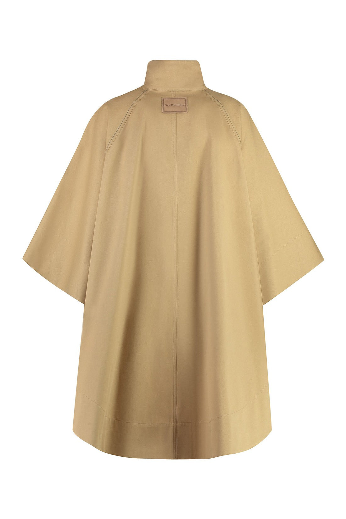 See By Chloé-OUTLET-SALE-Hood in gabardine cotton-ARCHIVIST