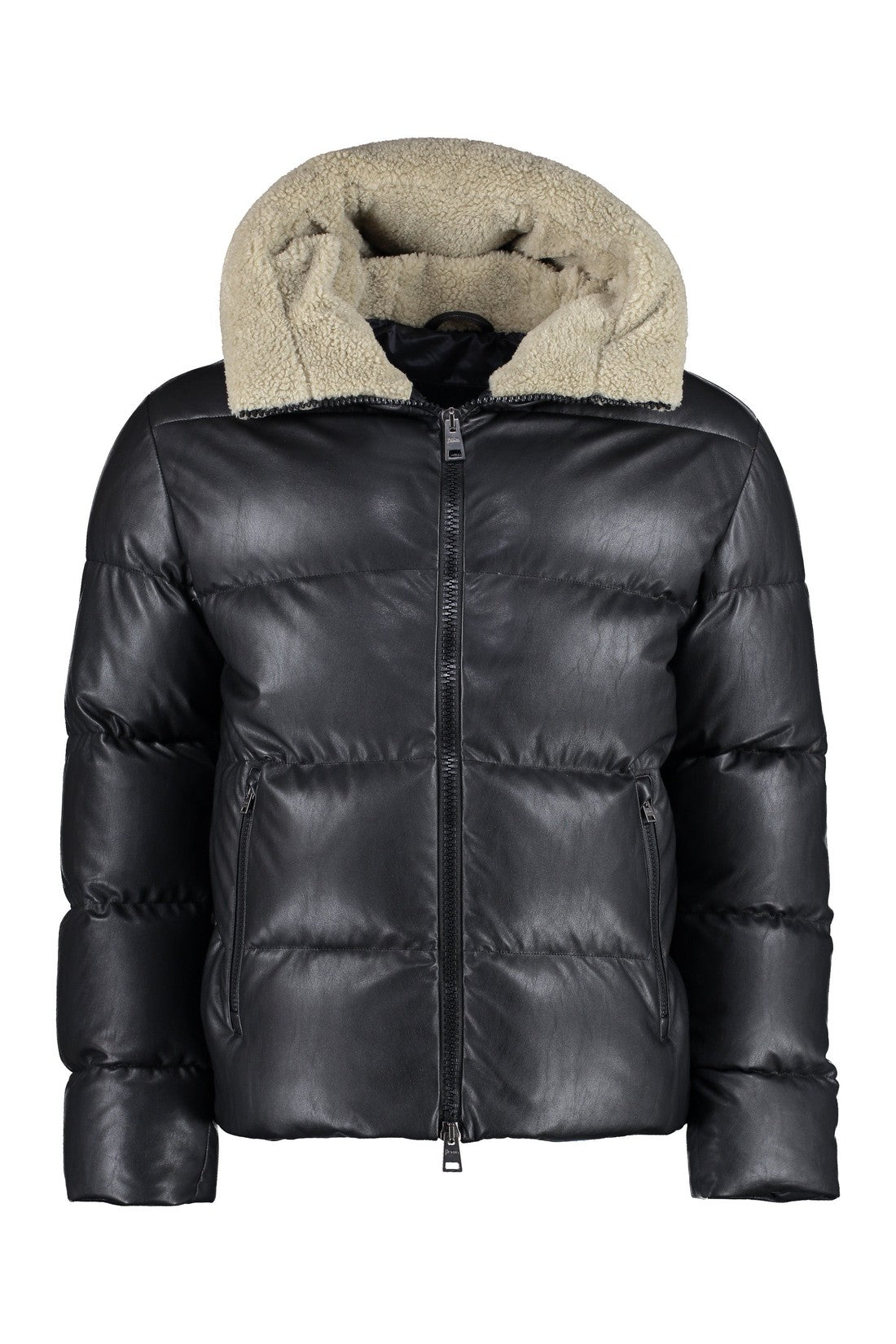 Herno-OUTLET-SALE-Hooded bomber-style down jacket-ARCHIVIST