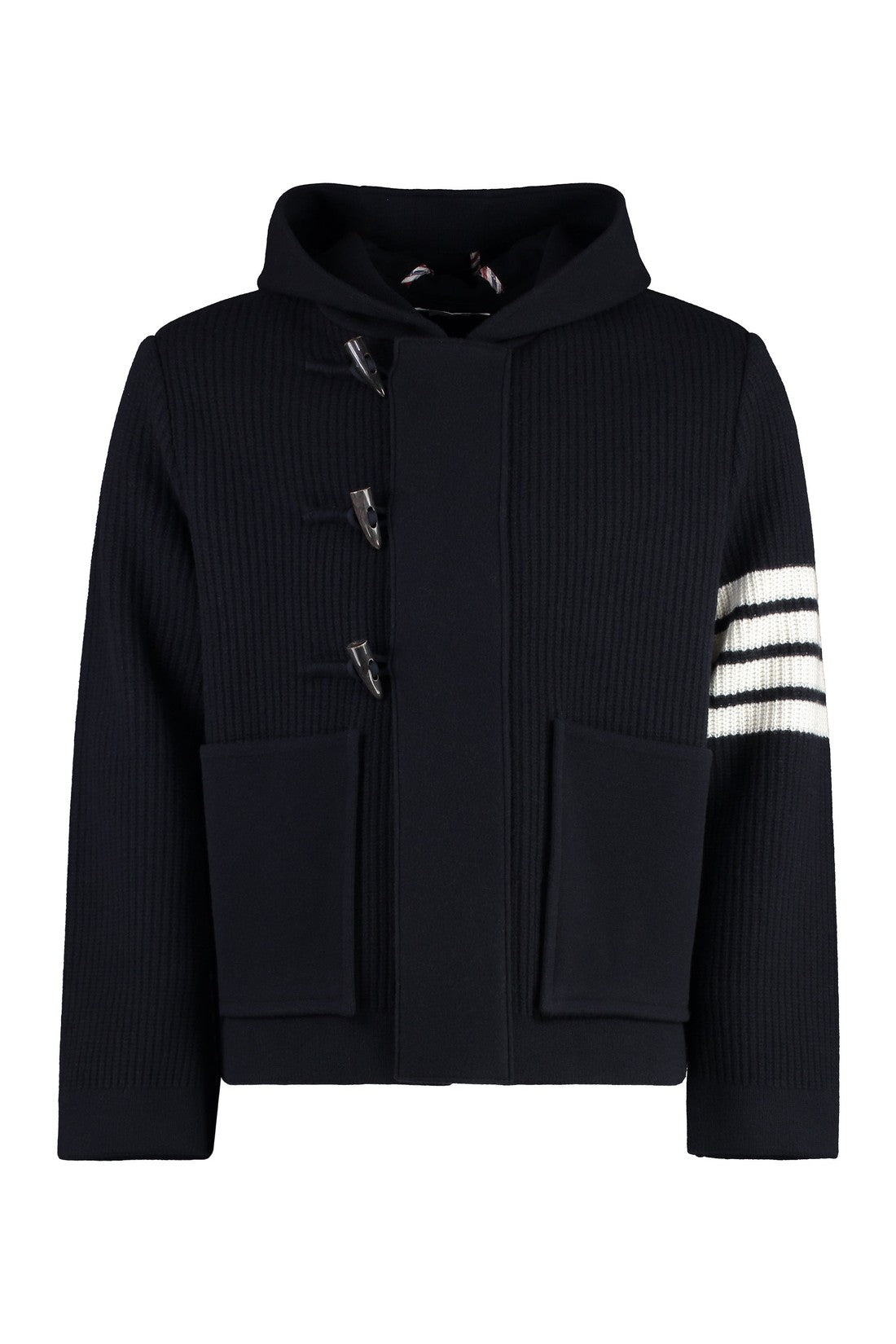 Thom Browne-OUTLET-SALE-Hooded cardigan-ARCHIVIST