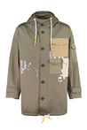 Palm Angels-OUTLET-SALE-Hooded cotton parka-ARCHIVIST